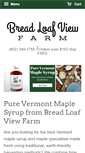 Mobile Screenshot of breadloafviewfarm.com